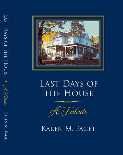 A book cover with an old house on it